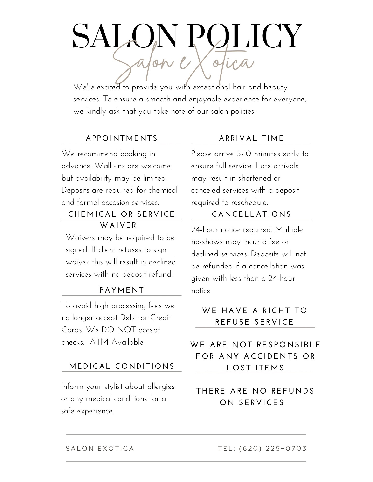 Salon Receptionist Cover Letter Example (Free Guide)
